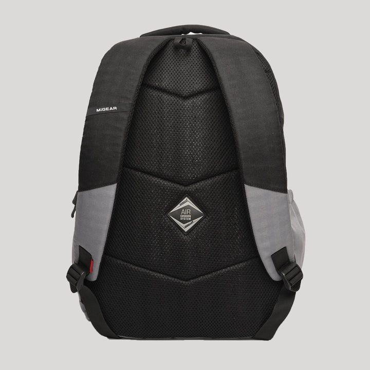 Black Fork Checked Backpack