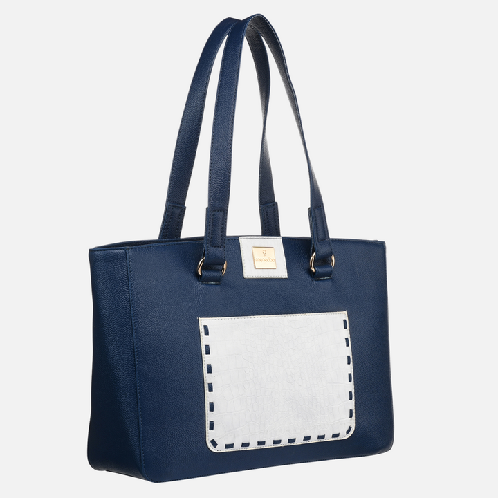 NAVY OYSLO TOTE BAG