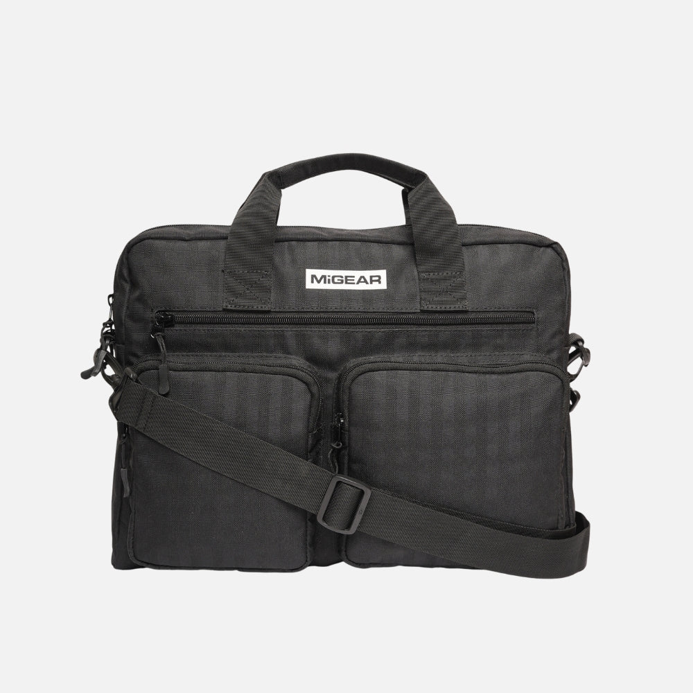 HOCKING CHECKED BRIEFCASE