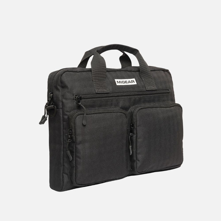 HOCKING CHECKED BRIEFCASE