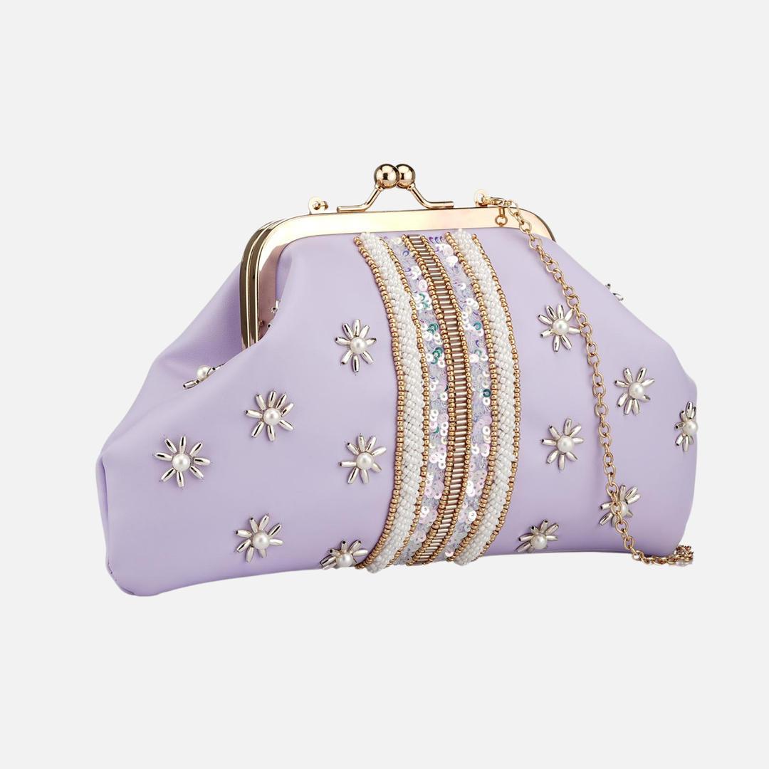 Lavender Lucie Evening Bag