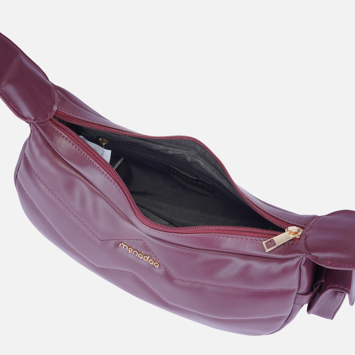 MAROON CARLOS SHOULDER BAG