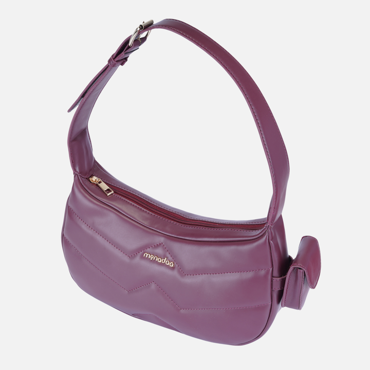 MAROON CARLOS SHOULDER BAG