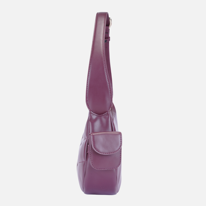 MAROON CARLOS SHOULDER BAG