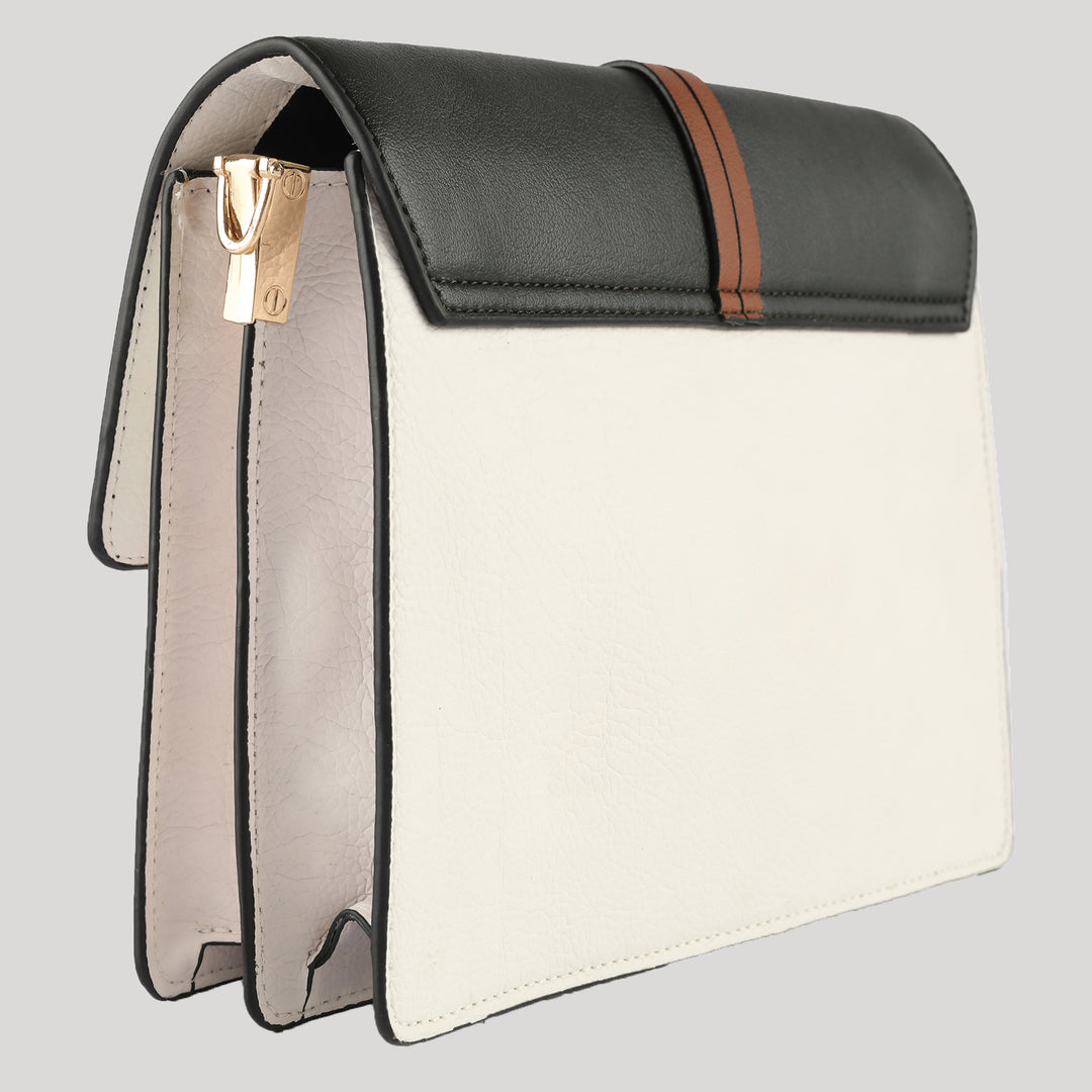 White Kylie Sling Bag