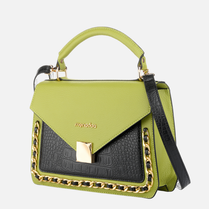 Green Barada Structured Bag