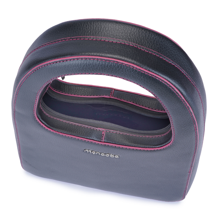 BLACK TIANA STRUCTURED  HANDBAG