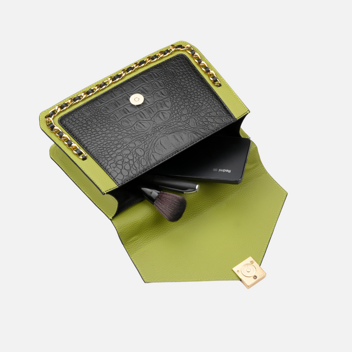 Green Barada Structured Bag