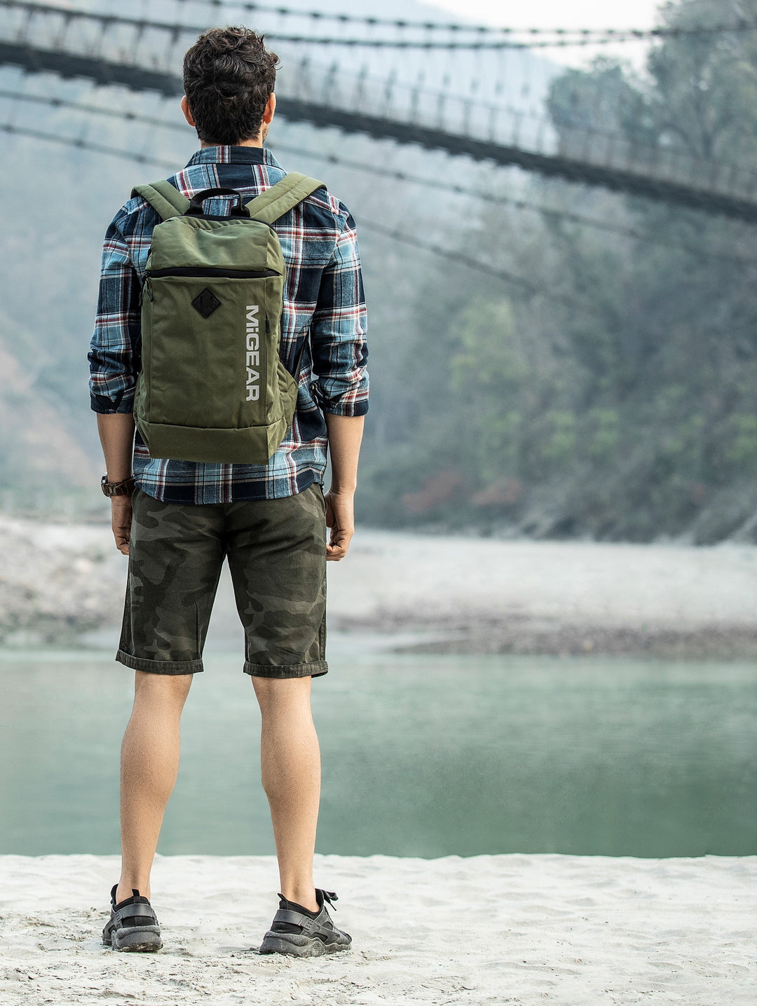 Green RoamRider Backpack