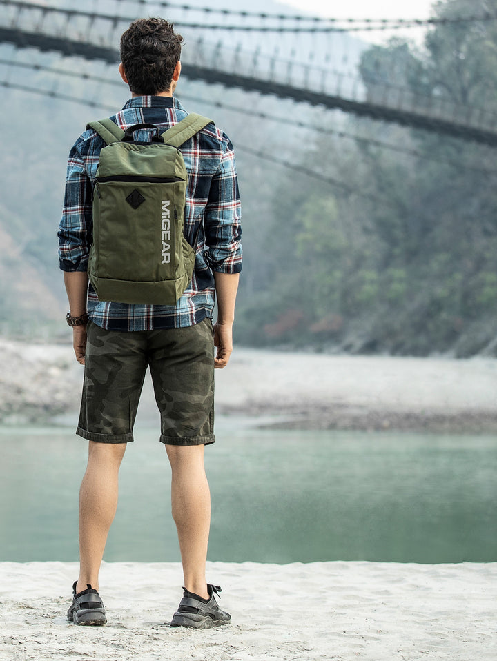 Green RoamRider Backpack