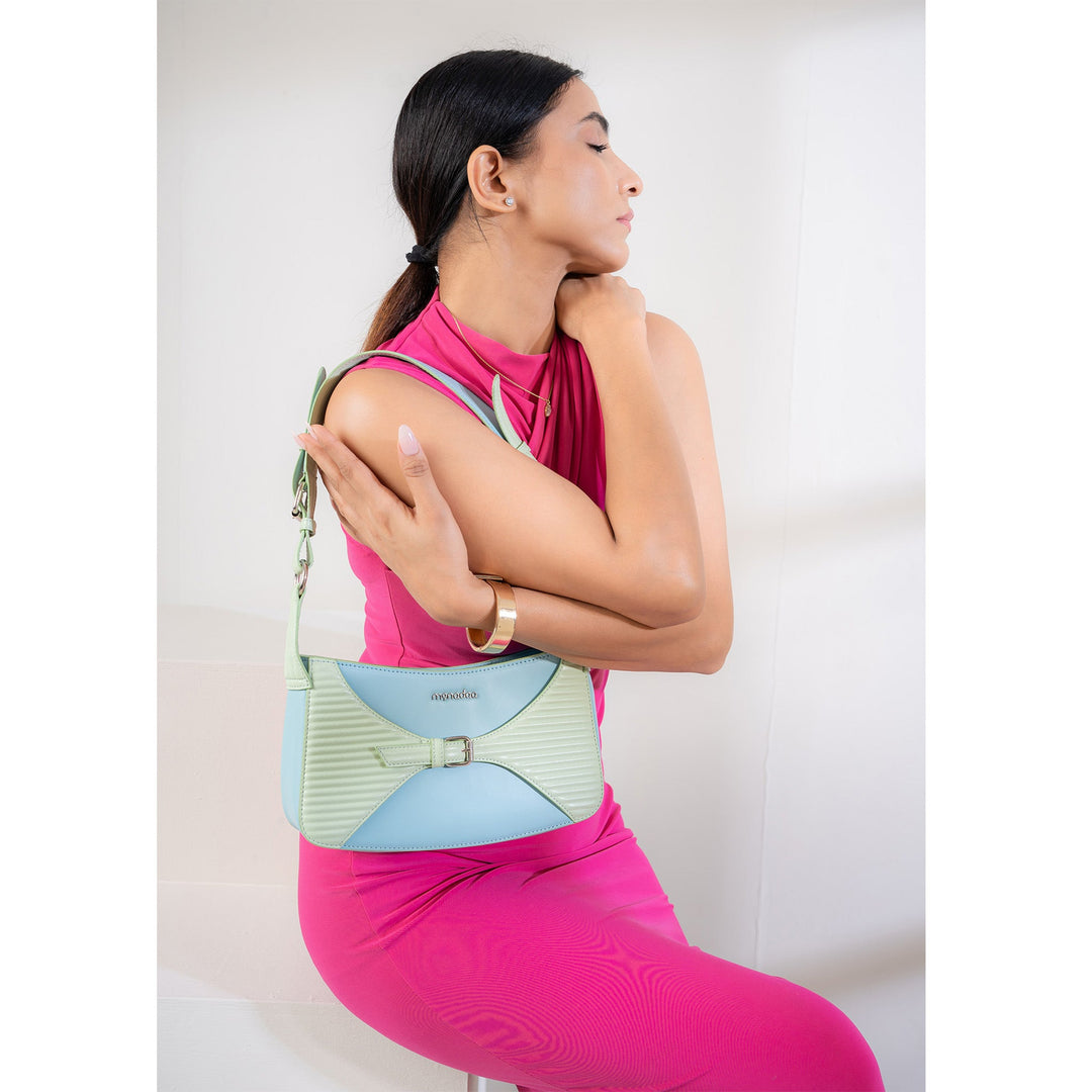 BLUE ALOUETTE HANDBAG