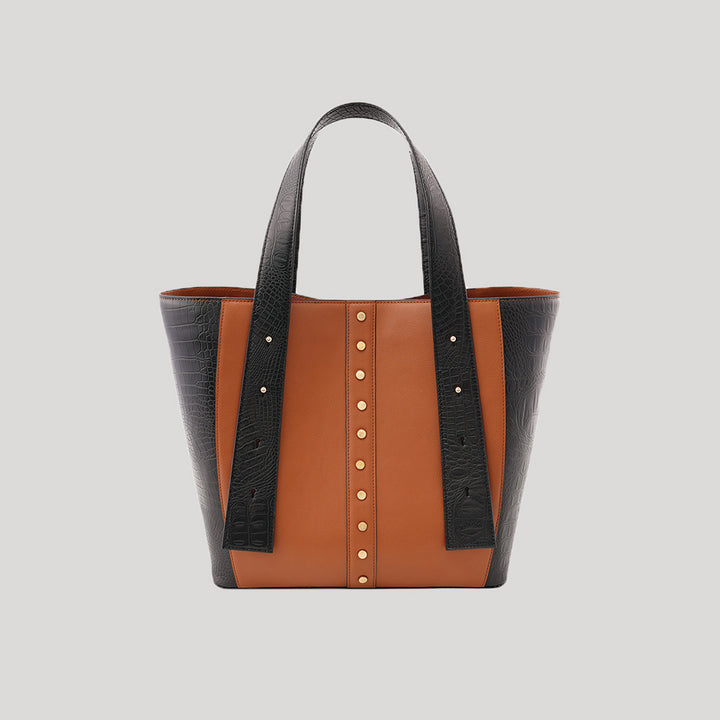 Brown Leon Tote Bag