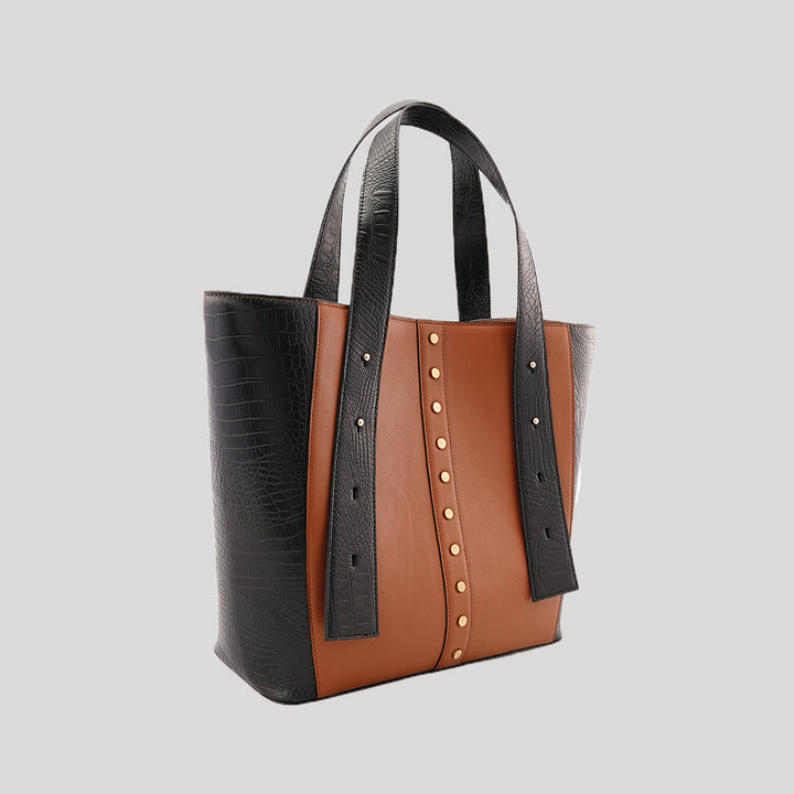 Brown Leon Tote Bag