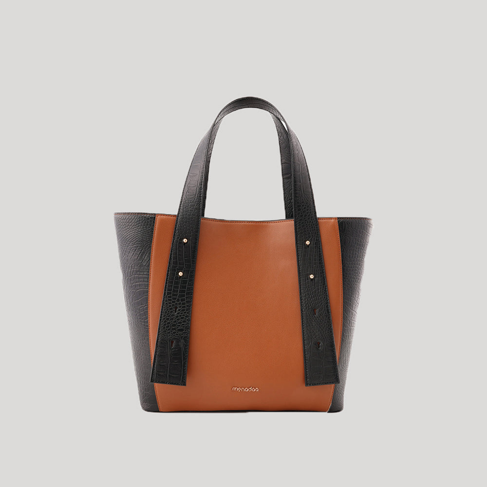 Brown Leon Tote Bag