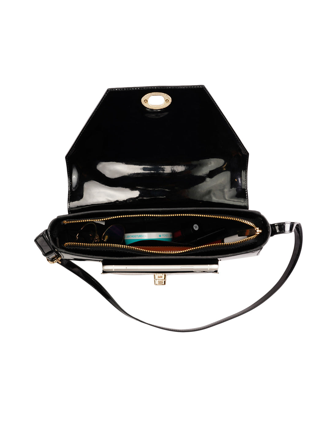 Black Zoe Structured Bag