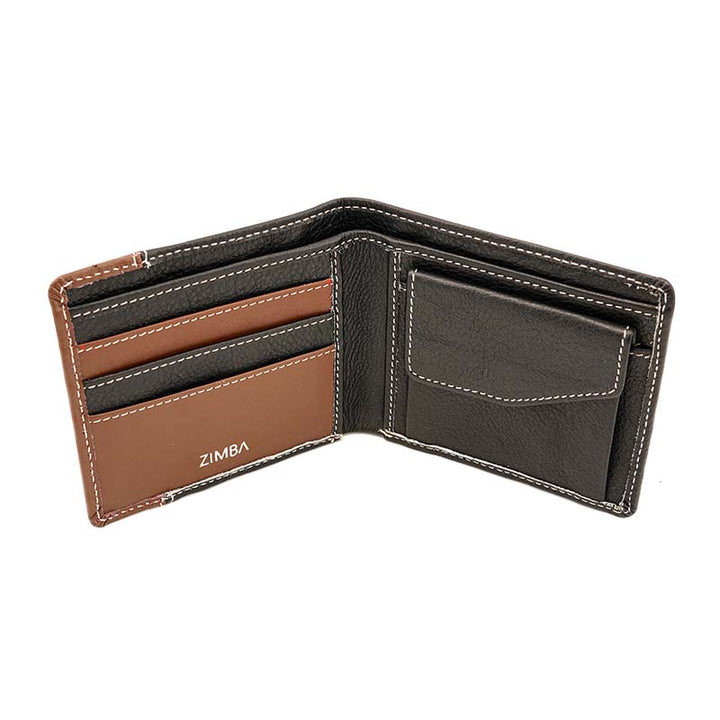 Alain Bifold Wallet Choco Black