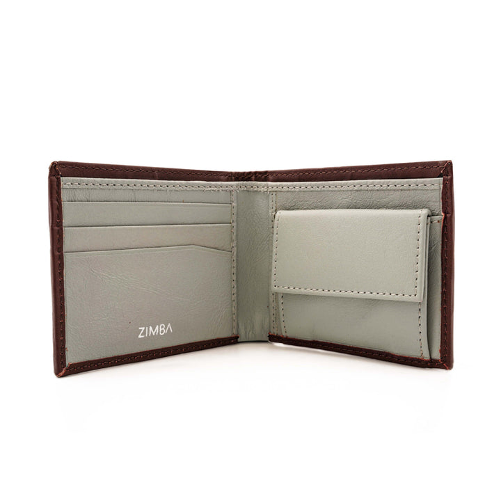 Amado Bifold Wallet Grey Chocolate