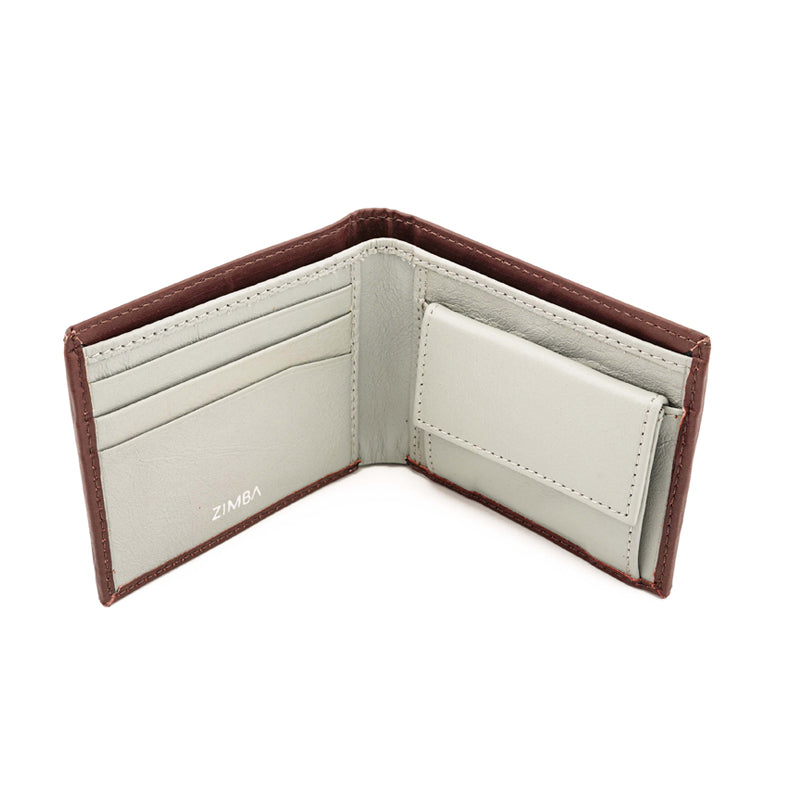 Amado Bifold Wallet Grey Chocolate