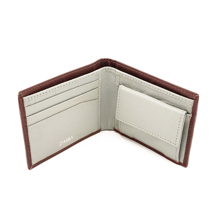 Amado Bifold Wallet Grey Chocolate