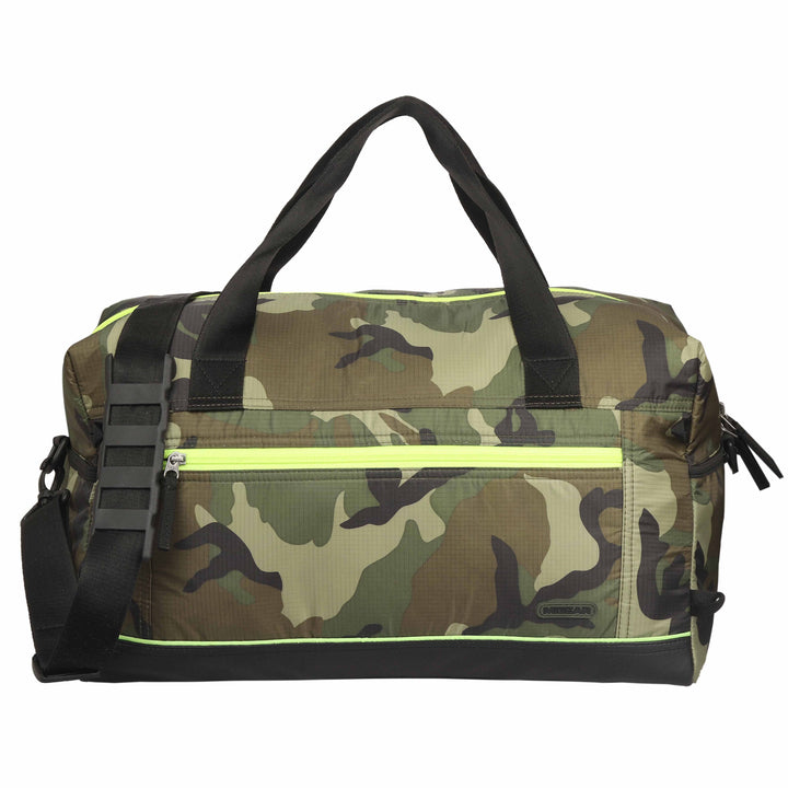 Neon Green Camo Rider Duffle Bag