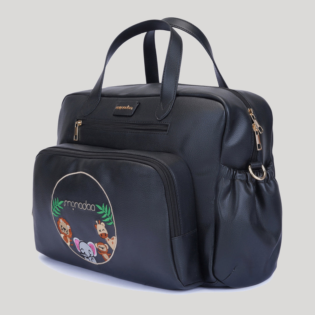 ALL BLACK MUNCHKIN DUFFLE BAG