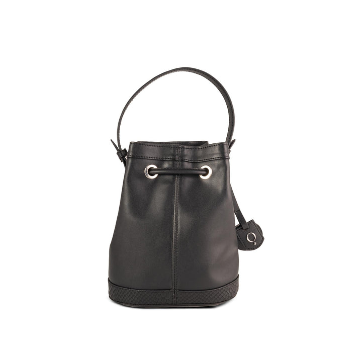 Black Remi Drawstring Bag