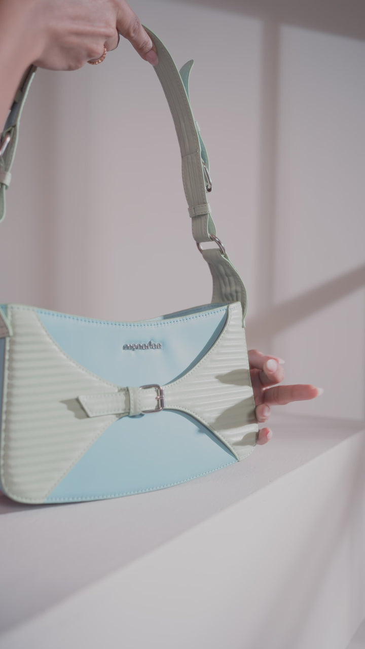 BLUE ALOUETTE HANDBAG